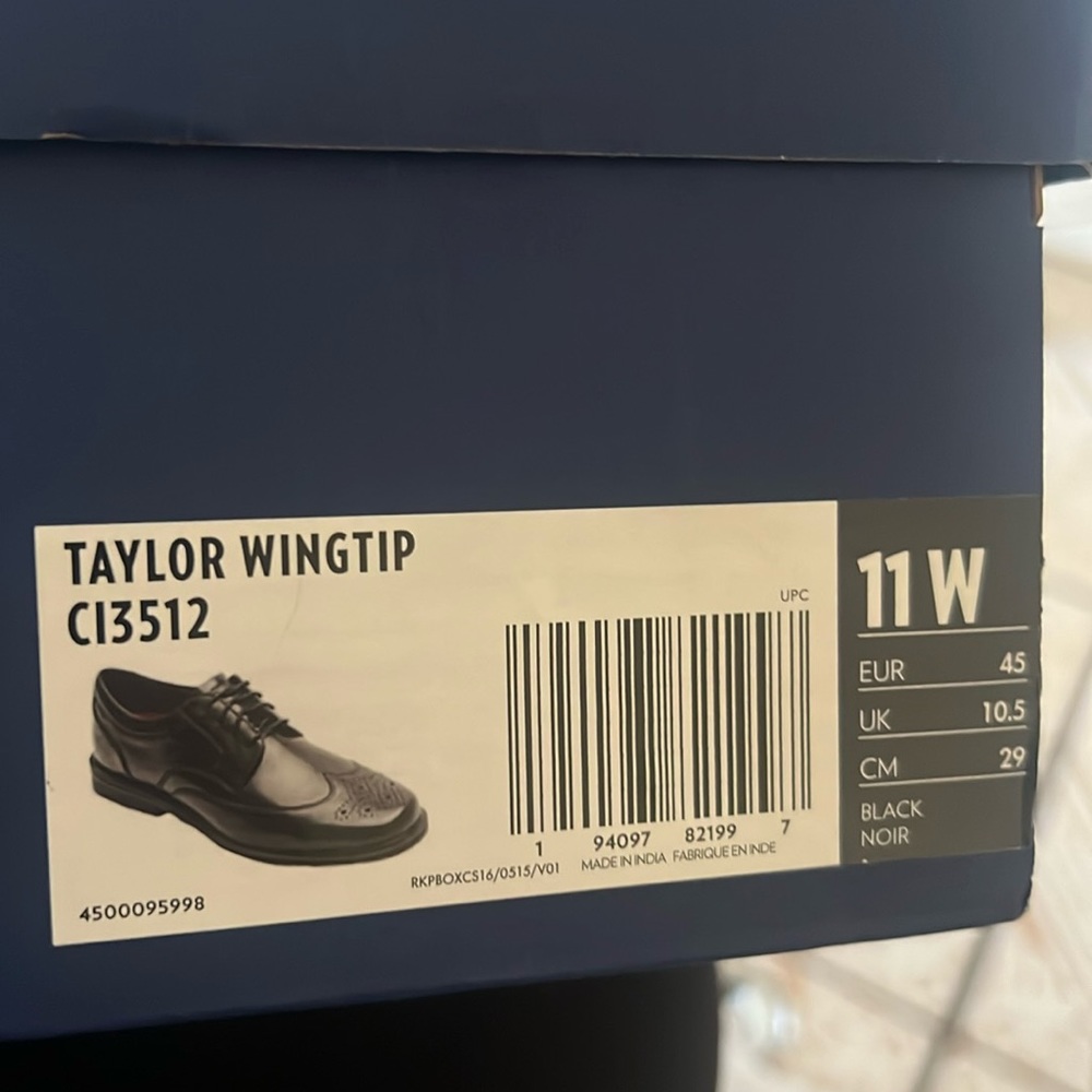Rockport wingtip dressing shoes for men